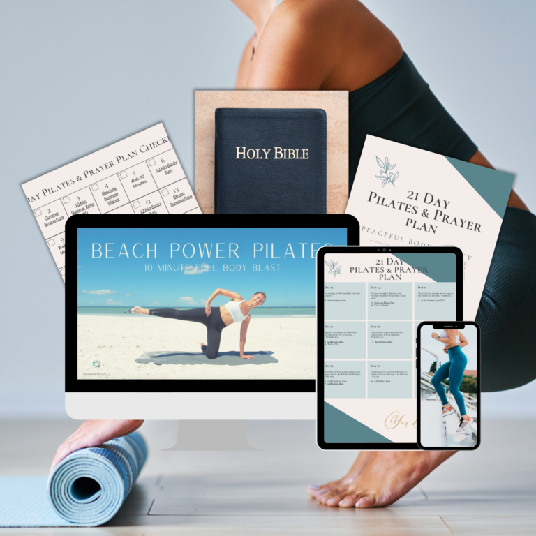 21 Day Pilates & Prayer Challenge –  Printable Plan